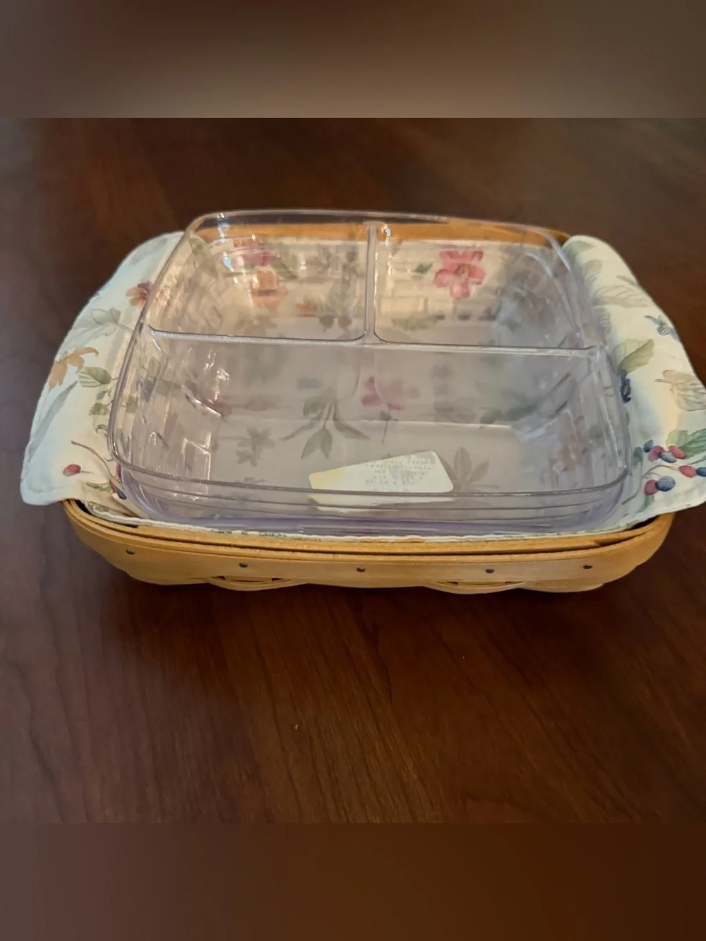 Longaberger Picnic Pal , 8 x8 Serving Solutions
